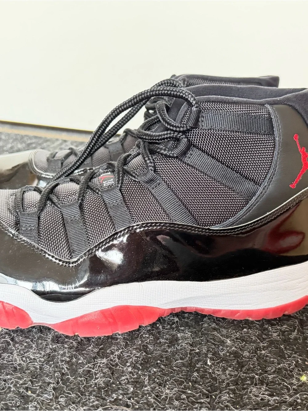 Jordan Men’s High-Top Sneakers - Black/Red